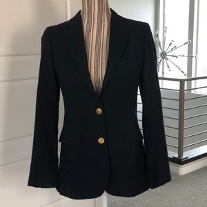 Navy Blazer with Gold Buttons